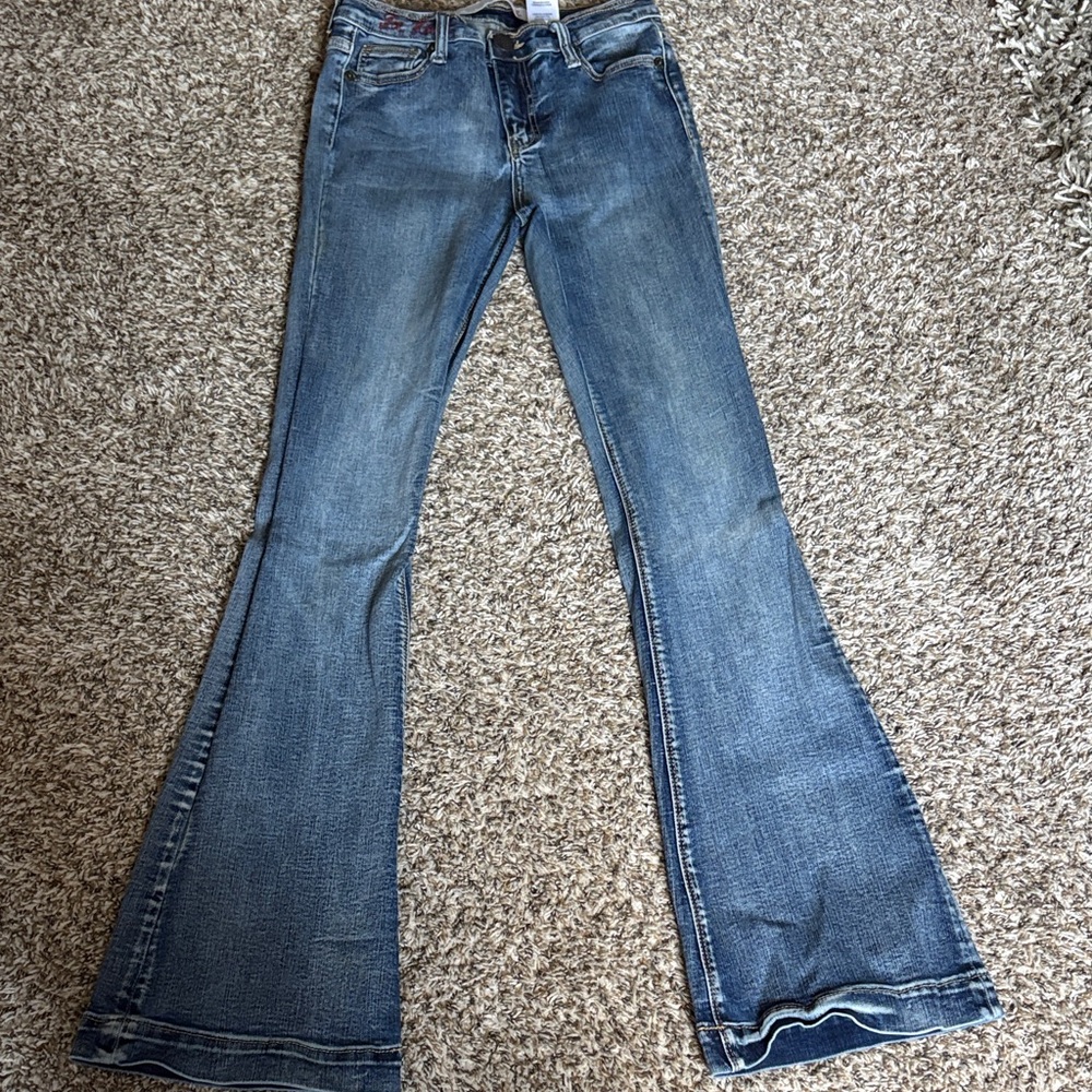 Tin Haul Women's Blue Flare Jeans